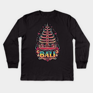 Bali Island Indonesia Kids Long Sleeve T-Shirt